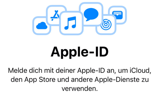 Die Apple-ID ist dein Apple-Konto