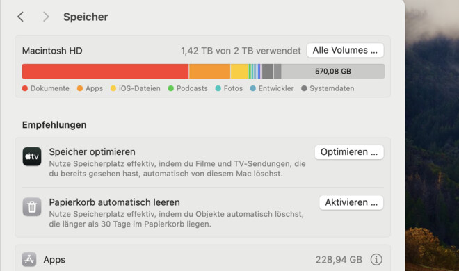 Wenn der Speicher auf dem Mac knapp wird, wird es Zeit zum Aufräumen.