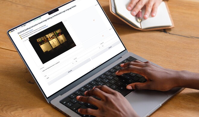 Apples Bildbearbeitung auf Huggingface