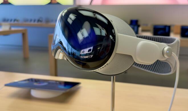 Apple Vision Pro im Apple Store