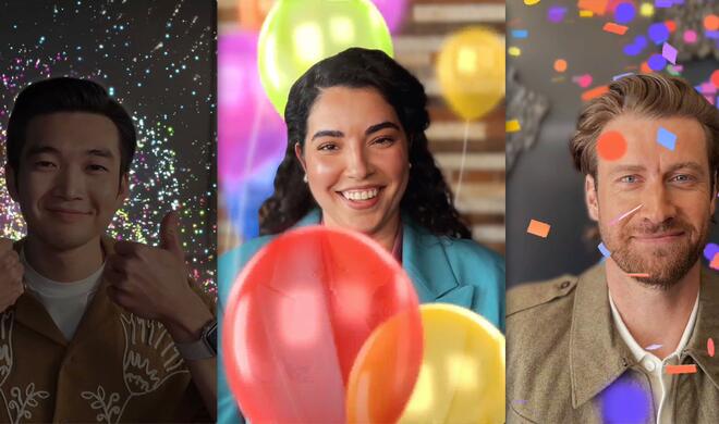 Lustig, aber manchmal unpassend: Video-Effekte als Reaktion auf deine Gestik in iOS 17