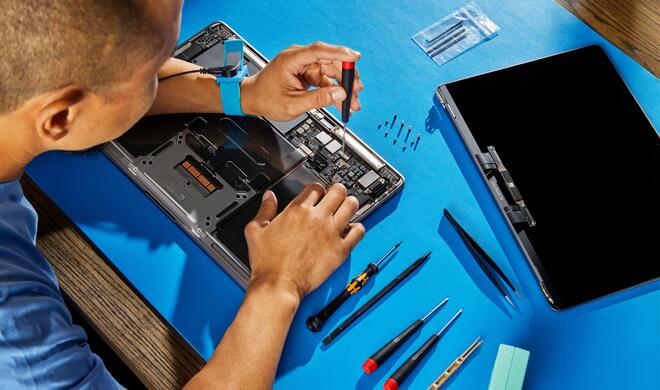MacBook Pro nach den Vorgaben Apples zu Hause reparieren