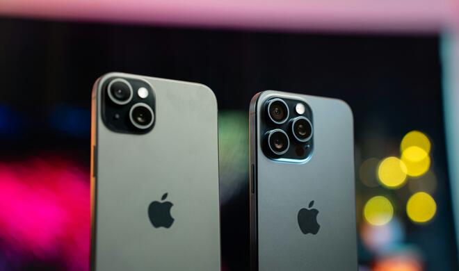 Das iPhone 15 kann im 5G-Test meist nicht mit Samsung mithalten.