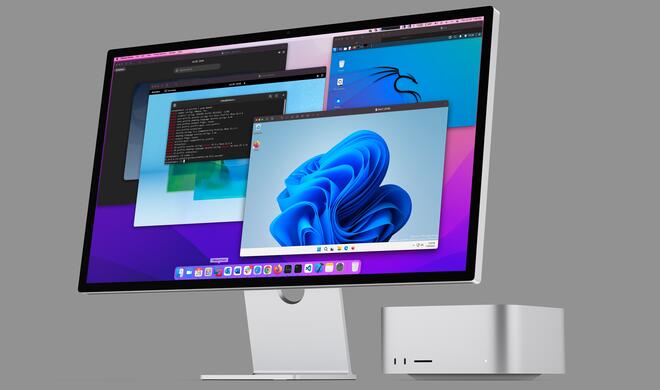 VMware Fusion auf einem Mac Studio