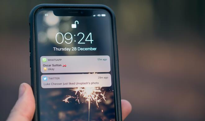 Benachrichtigungen auf dem iPhone