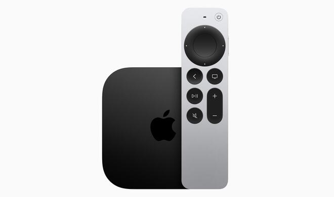 Apple TV 4K samt Siri-Fernbedienung