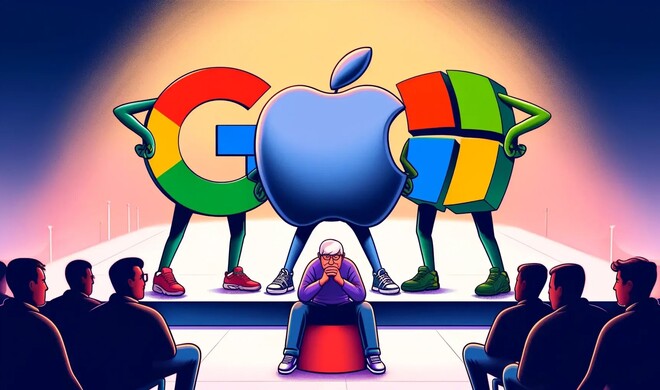 Tim Cook unter Druck: Google und Microsoft sind Apple im Hinblick auf KI voraus, die WWDC-Keynote wird zum Schicksalmoment.