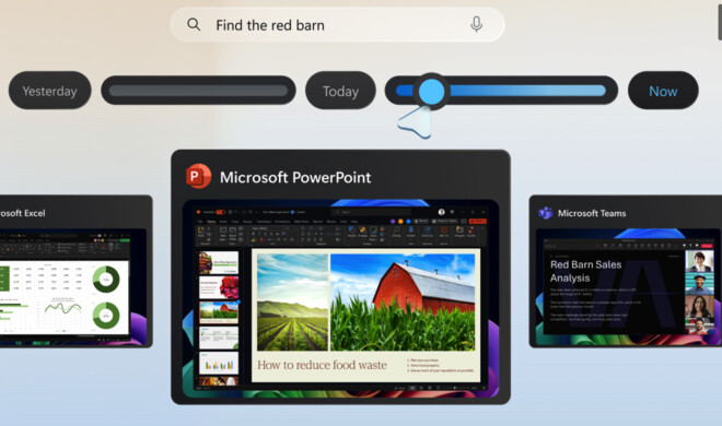 Recall-Funktion kann auch Bilder finden, die der Nutzer gesehen hat.
