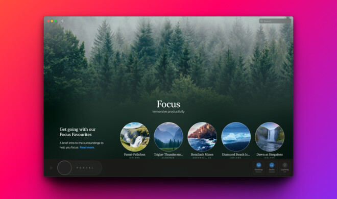 „Portal“ lässt dich via Bildschirmhintergrund um die Welt reisen.