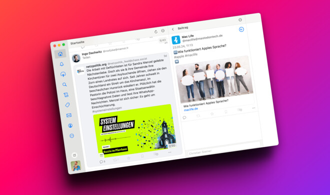 Mona bringt das soziale Netzwerk Mastodon auf den Mac.