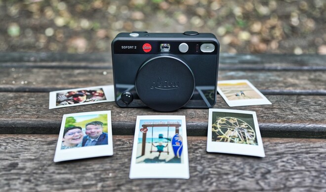 Schön klassisch: Die Leica Sofort 2 hebt sich in puncto Design von den meisten Sofortbildkameras ab.