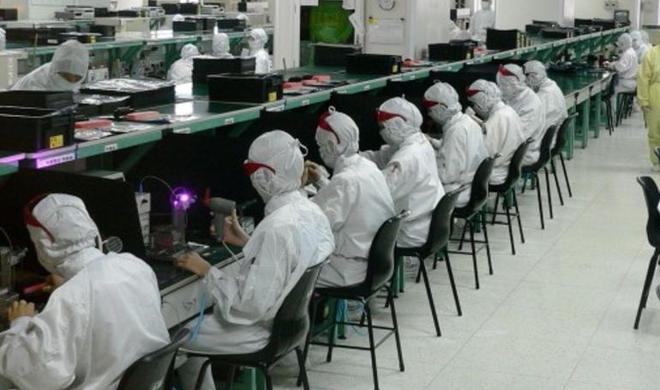 Arbeiter bei Foxconn