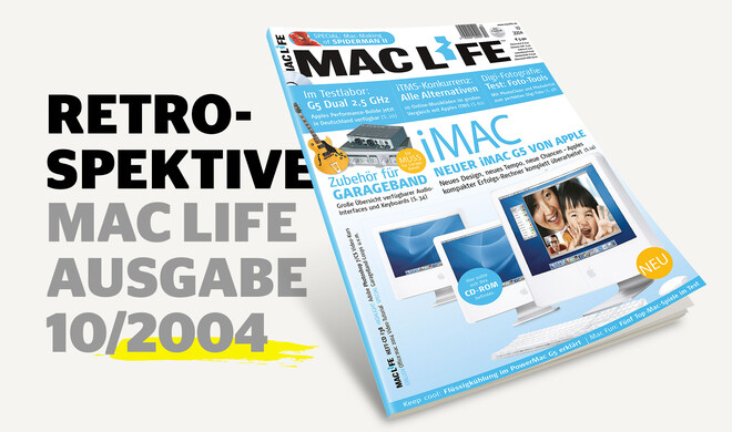 Der iMac G5 legt den Grundstein für das flache Design des modernen iMac.