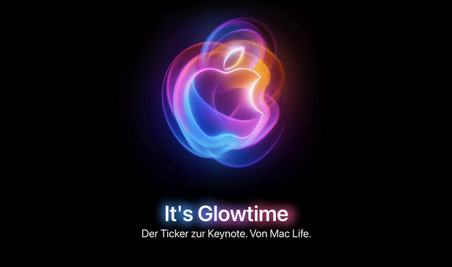 Ticker zur „It’s Glowtime“-Keynote von Apple