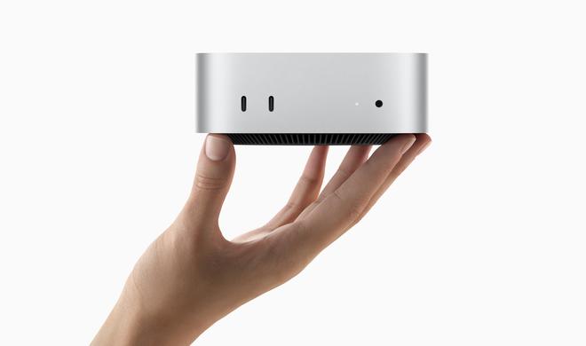Sieht aus wie ein geschrumpfter Mac Studio: Der neue Mac mini mit M4-Chip.