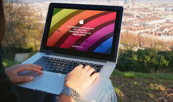 Pixelmator geht jetzt auch offiziell zu Apple