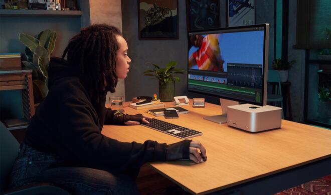 Das Studio Display wurde 2022 zusammen mit dem Mac Studio auf den Markt gebracht.