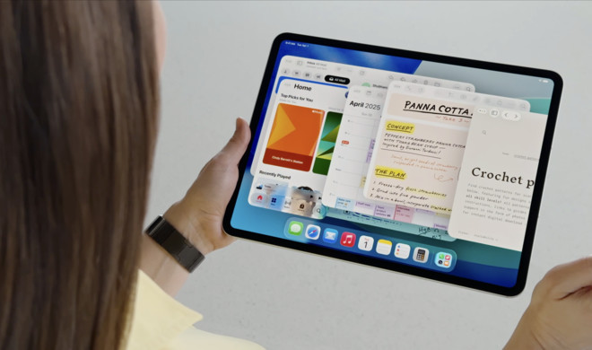 Multitasking auf dem iPad mit iPadOS 26