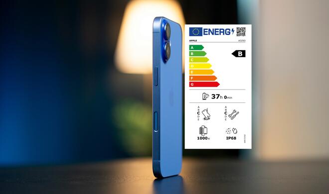 iPhones und iPads kommen jetzt mit dem EU-Energielabel.