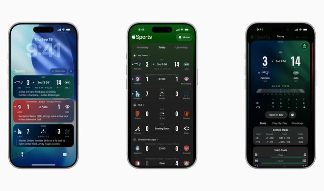 Apple Sports startet in Deutschland