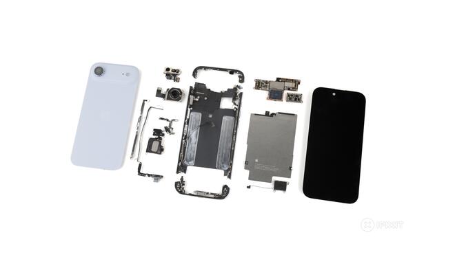 Die Innereien des iPhone Air