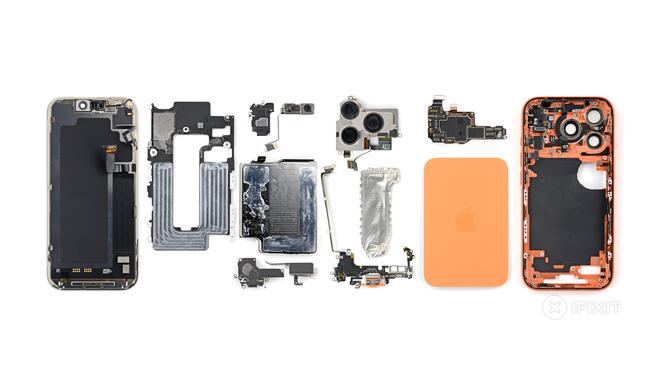 Die Innereien des iPhone 17 Pro