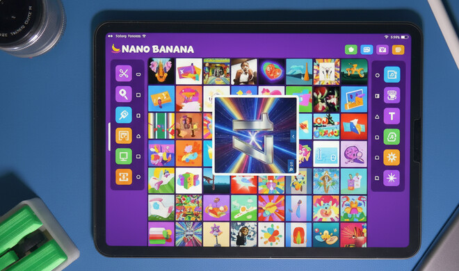 So stellt sich die KI Bildbearbeitung mit Nano Banana auf dem iPad vor