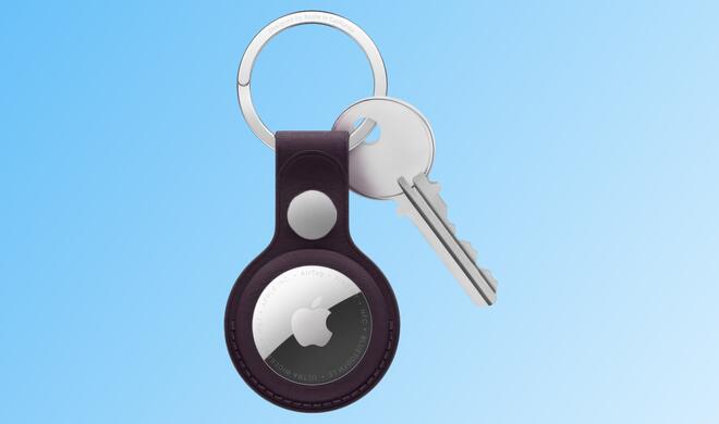 Es wäre kein Apple-Produkt, wenn nicht auch teures Zubehör zu haben wäre: Die Schlüsselanhänger aus Feingewebe kosten 45 Euro – wohlgemerkt ohne AirTag.