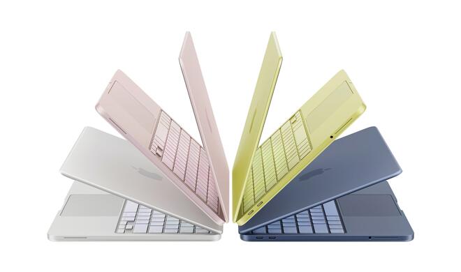 Das MacBook Neo verfügt über eine farblich abgestimmte Tastatur, die kommt allerdings ohne Hintergrundbeleuchtung – der einzige augenscheinliche Kompromiss, den Apple einging.