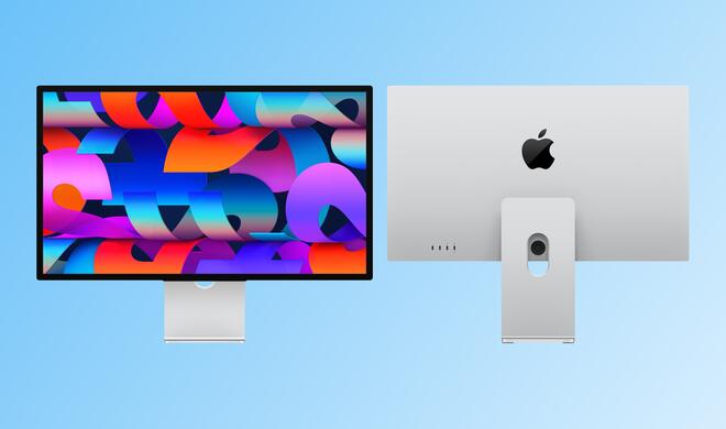 Auf den ersten Blick sind das Studio Display und Studio Display XDR kaum zu unterscheiden. Der Unterschied liegt im verbauten Panel und der somit erzielbaren Bildqualität.