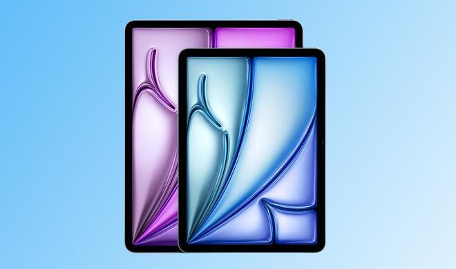 Das iPad Air ist in zwei Größen erhältlich: Das 11-Zoll-Modell kostet ab 649, das 13-Zoll-Modell ab 849 Euro.