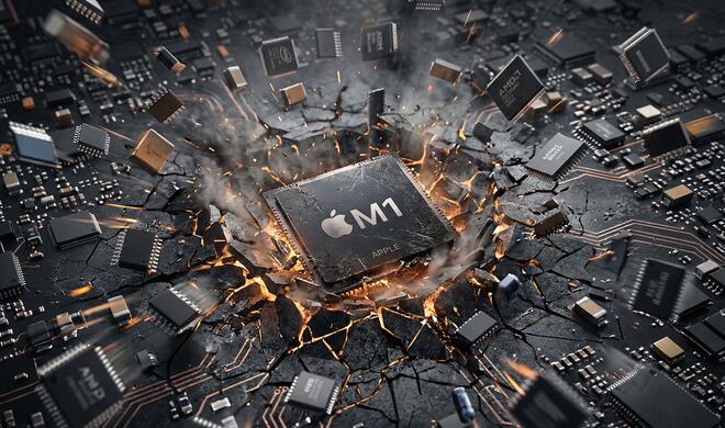 Apple stellte den M1-Chip am 10. November 2020 vor. Seitdem hat der Ansatz des maßgeschneiderten Siliziums die Prozessorherstellung radikal verändert.