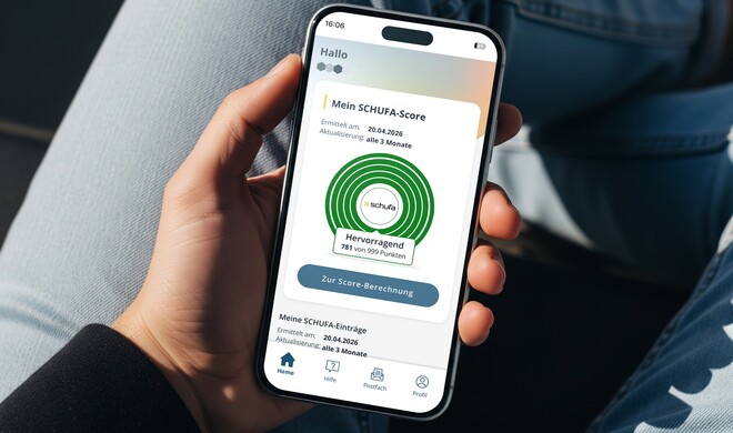Im Kern ist die neue Schufa-App nur eine in App-Form gegossene Variante der Website. Praktisch ist aber, dass sie sich auf die zum Abruf des Scores relevanten Informationen und Kontaktmöglichkeiten bei Unstimmigkeiten beschränkt.