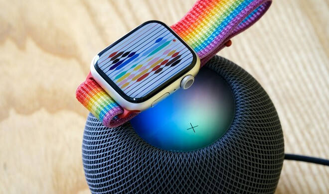 Das „HomePad“ soll ein HomePod mit Bildschirm werden – freilich weniger improvisiert als hier.