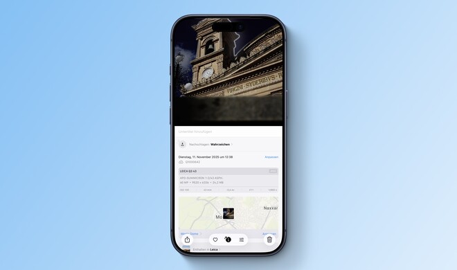 Visuelle Intelligenz auf dem iPhone kann Tiere, Pflanzen und mehr direkt auf Fotos erkennen.