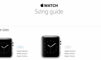 Apple Watch: Apple veröffentlicht Größen-Guide für seine Smartwatch