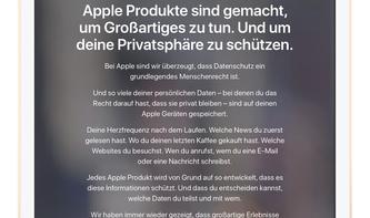 Apple und die Privatsphäre: So laden Sie Ihre Daten herunter