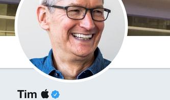 Tim Cook ändert seinen Twitter-Namen in „Tim Apple“